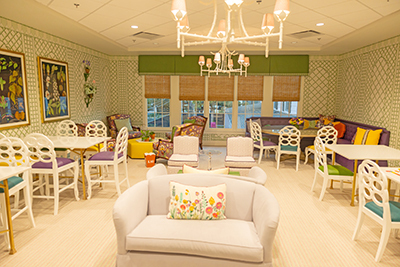 Alpha Theta reading room.