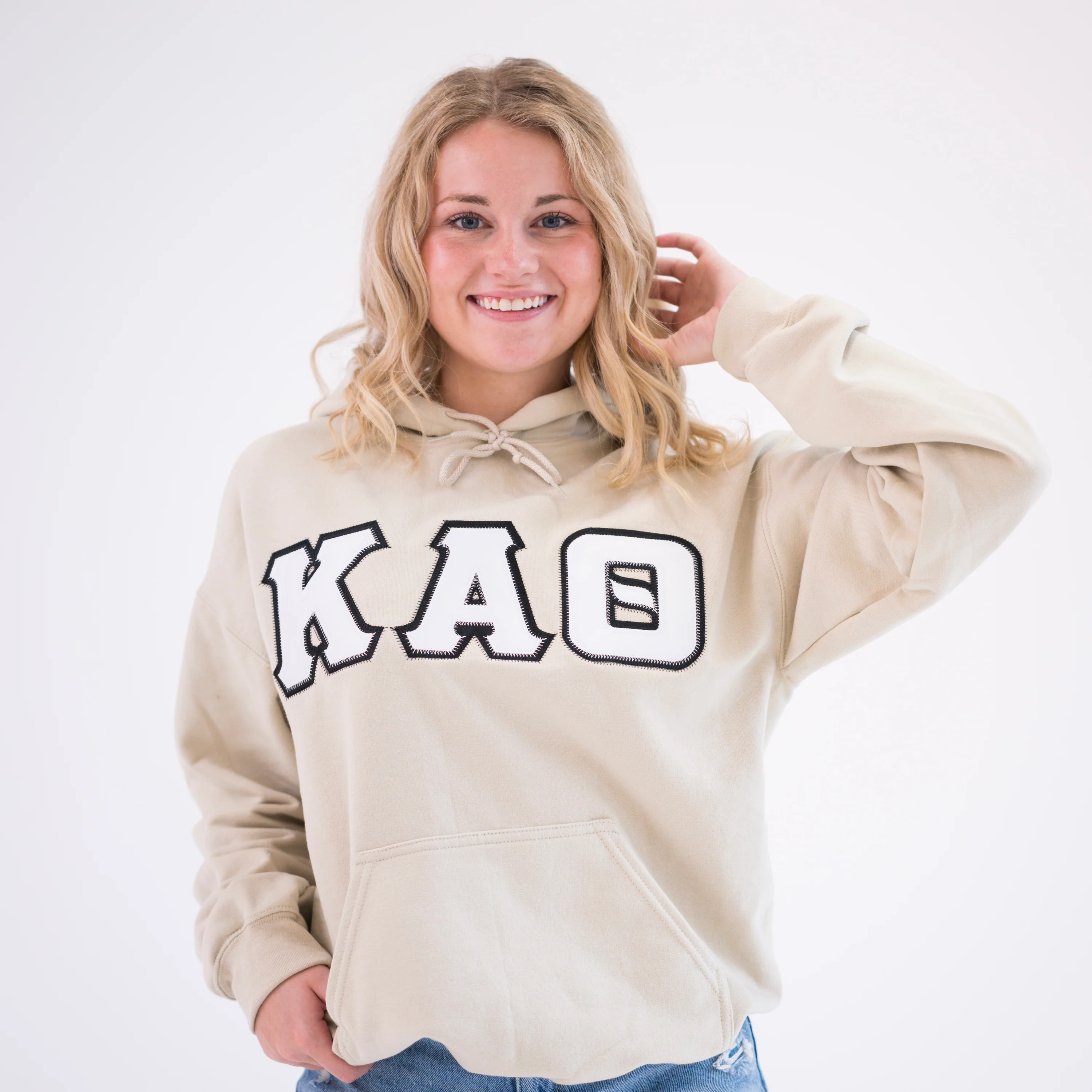 Basic Greek Letter Hoodie from Greek Letter Co.
